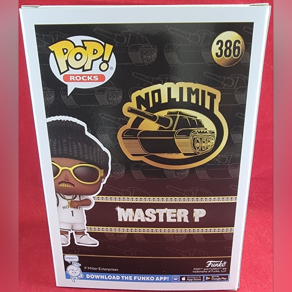 Master P funko # 386 (nib) with pop protector - Picture 7 of 7